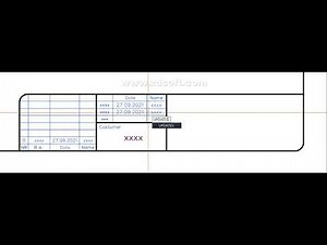Updating date in autocad