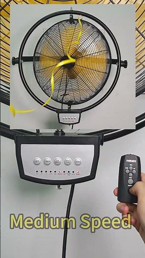 20" Remote Control Wall Mount Fan