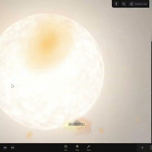 What if we replaced the sun? #spacesheb #simulation