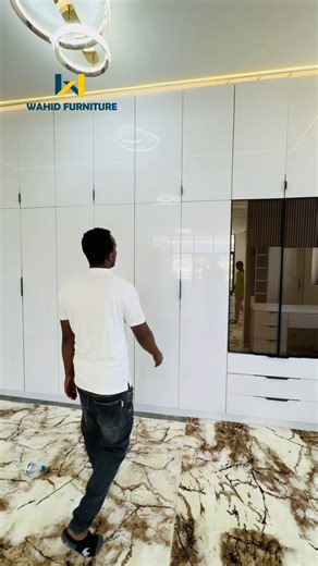 Modern Minimalist Closet Design in Addis Ababa