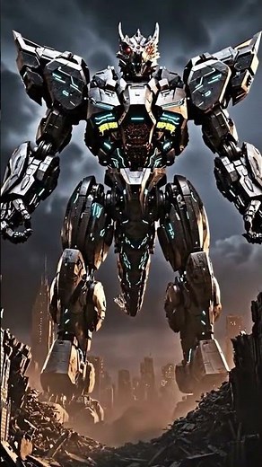 When Robot #intangible Dinosaurs Merge Into A God Mecha #bamboo #dragon