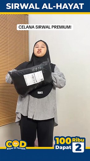 Promo Spesial 100 Ribu Dapat 2 Sirwal Al Hayat 💥 Pesan Sekarang, Bayar Nanti di Rumah COD 💸 Celana Sirwal Al Hayat terbuat dari bahan premium yang ringan, adem, dan tidak mudah kusut. Nyaman dipakai harian, tampilan tetap rapi dan elegan. | Yukihira Fashion