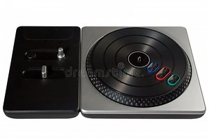 Video Game Controller - Decks Stock Image - Image of scratch, circle: 12510279