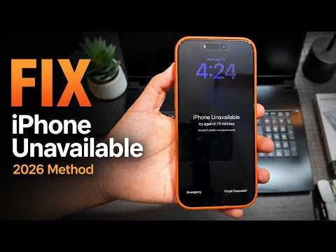 How to Unlock Disabled/Unavailable iPhone Without iTunes or Passcode (2026) | Tenorshare 4uKey