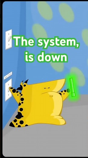 The system, is down #homestarrunner #strongbad #thecheat