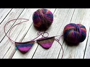 Knitting 2 socks at once - ribbon toe - part 1 of #hörnschekal