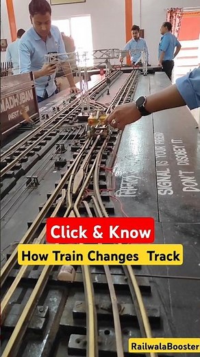 How Train Change Its Track? Train Track Changing #railwaytrack #railknowledge #train #railwayline