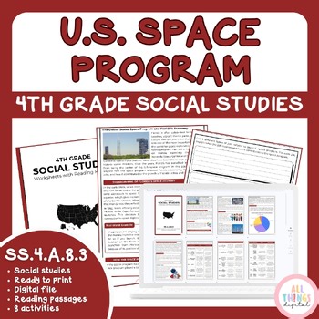 Space Program Impact SS.4.A.8.3 4th Grade Social Studies Activity & Answer Key