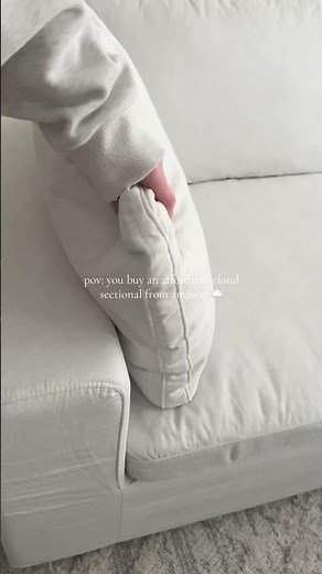 ✨ viral Amazon cloud section in my AMZN storefront under ‘couches’ #amazon #amazonfinds