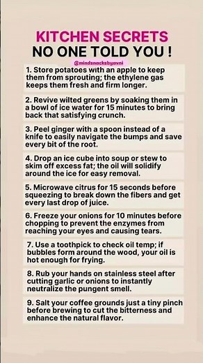 9 Genius Kitchen Hacks🍳#didyouknow #shortsfeed #shorts #usa #america #japan #uk #japanese #viral