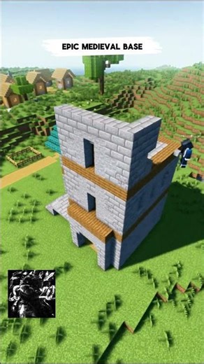 Minecraft Epic Medieval Base😱| MineXBuilds #truedialogue