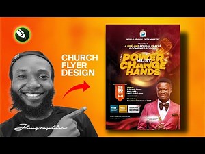 How to Design Amazing Church Flyer | CorelDraw Tutorial 2024