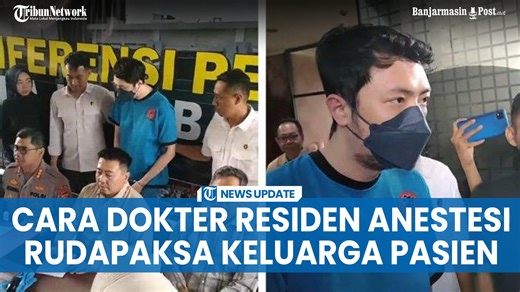 Modus ambil Darah Hingga Bius Korban, Viral Dokter Residen Anestesi Rudapaksa Keluarga Pasien Download aplikasi berita TribunX di Play Store atau App Store untuk dapatkan pengalaman baru. BANAJRMASINPOST.CO.ID - Viral dokter residen anestesi diduga merudapaksa keluarga pasien, kisahnya diungkap drg Mirza. Dokter gigi sekaligus influencer, drg Mirza mengungkap dugaan kasus pelecehan seksual yang dilakukan oleh dokter residen anestesi. Beberapa pesan yang diterima drg Mirza memperlihatkan kronolog
