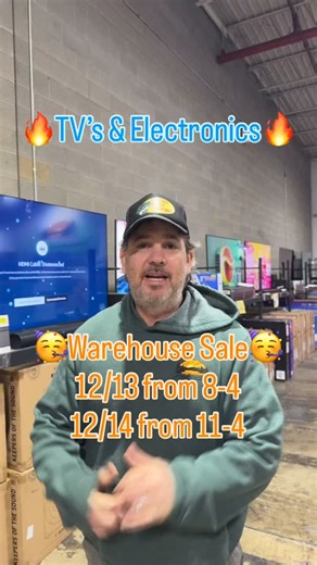🔥TV’s & Electronics🔥 🎉Warehouse Sale🎉 TOMORROW 12/13from 8am-4pm Sunday, 12/14 from 11am-4pm We are loaded up on TV’s and Electronics! The best brands too! 😎Samsung 😎LG 😎Sony 😎& MORE! See you all this weekend! 📍3332 Powell Ave Nashville TN 37204! | FH Liquidation