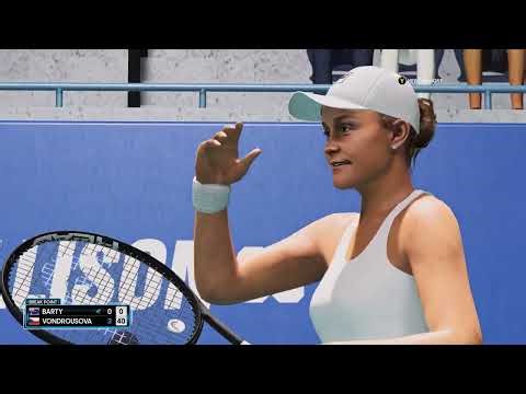 AO International Tennis 2 [PC] - Ash Barty vs. Marketa Vondrousova
