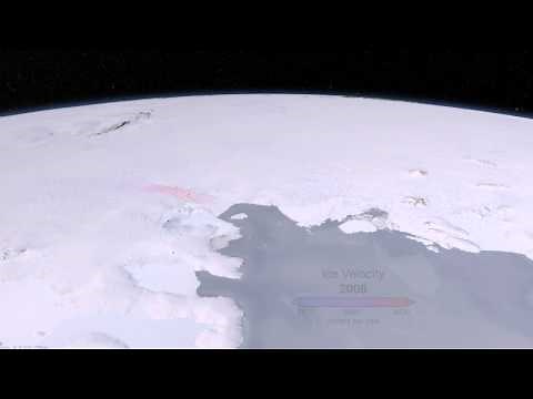 West Antarctic Glacier Ice Flows and Elevation Change