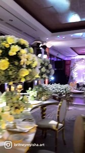 Loved being part of this classy Western-Spanish wedding! Its my first time to paint a wedding here at @shangrilamactan with a live orchestra! Felt like a dream💓🎻🤍🥂 I will be back here for my May client wedding 🥰 Thankyou @blissunlimited , Anton and Bridgette for the trust! #weddingsph #weddingsphilippines #liveweddingpainting #liveweddingpaintingph #weddingplanning #weddingph | Britney Myisha Art