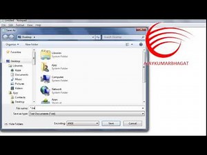 Cool trick with notepad (Matrix falling)