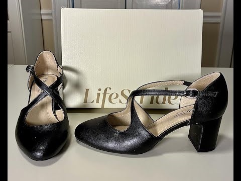 Lifestride Tracy shoes for women with strappy block heels. Comfort and style. #shoes #shoesaddict