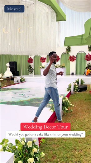 Wedding decor inspiration can be found here with this set up from chairs, tables,dance floor, back drop,flowers and more. #fyp #wedding #weddingdecor #weddinginspo #setup