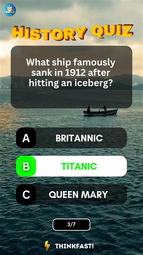 🕰️🏰 The Ultimate History Trivia Challenge! #QuizTime #QuizChallenge #quizshow #quiz #guess #guessinggame #facts #history #MindChallenge #challenge #brainteaser #doyouknow #history #SmartTrivia #funfact #brainfacts #challenge #fypシ゚viralシ #fypchallenge #fypシ #reelsvideoシ #reelsviralシ #trendingreelsvideo #trendingpost #trendingreel #knowledge #education | ThinkFast