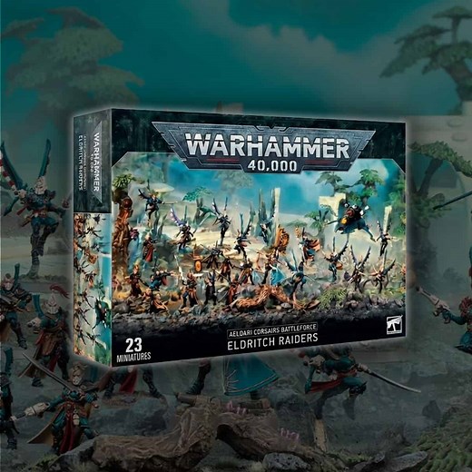40k Aeldari Corsairs Eldritch Raiders Battleforce Box: Review