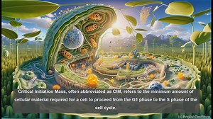 Critical initiation mass in biology