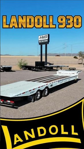 Landoll 930 traveling tail trailer - 35 ton hydraulic tail trailer. #landoll #landolltrailer