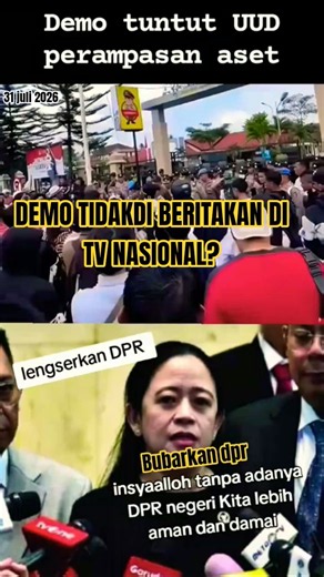 demo hari ini #demo #dpr #ruuprampasanaset #bubarkandpr#puanmaharani