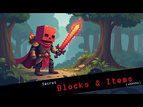 Secret Blocks and Items in Minecraft Bedrock Edition