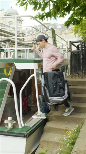 One-hand fold built for adventures with city mini® GT3 by Baby Jogger®. | Baby Jogger
