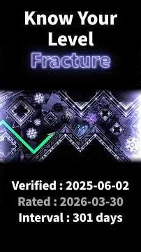 Know Your Level | Fracture #geometrydash #gd #extremedemon #gaming #games #music