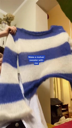 Making a Mohair Sweater with Sentro Knitting Machine