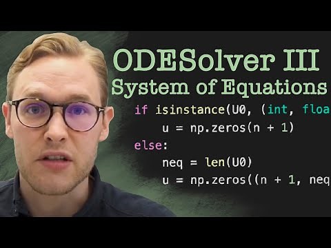 Solving ODEs in Python 3: System of Equations