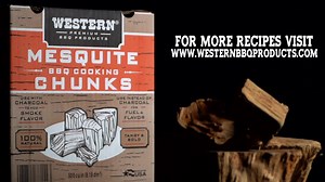 Western 500 CU in Mesquite Smoking Wood Chunk Box CS
