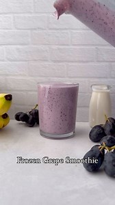 Ok this grape smoothie is soooo good. If you haven’t tried frozen grapes in your smoothie, DO IT! The yogurt adds some protein but you can also add a scoop of vanilla protein powder for even more, if you like! Comment “recipe” and I’ll send it to you! https://iheartvegetables.com/grape-smoothie/ #smoothie #smoothierecipes #grapes #tastybreakfast | I Heart Vegetables