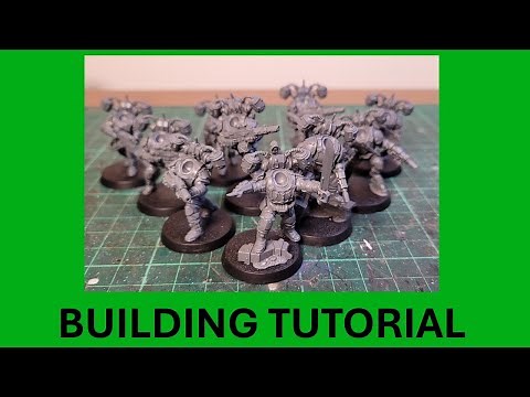 Building tutorial - Tempestus Aquilons - Astra Militarum Kill Team 40k - step by step assembly guide