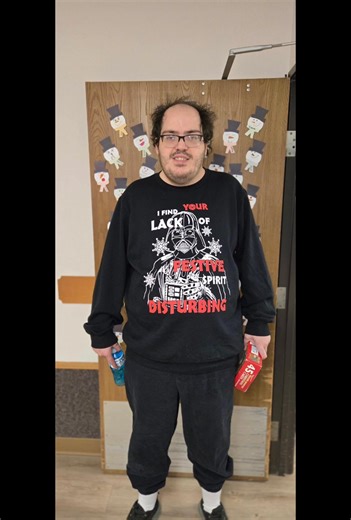 Yesterday we had our Annual Christmas Party! Take a look at all of the “Ugly Sweaters” everyone wore! 🎄 | Wadena County DAC