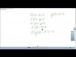 Precalculus 1.8 Combinations of Functions