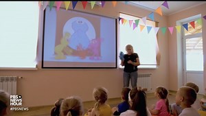 2.4K views · 139 reactions | The Sesame Workshop, which produced the iconic children’s program for decades, is being used in Ukraine to help children experiencing what none should have to withstand. Special correspondent Jane Ferguson has this report. https://to.pbs.org/3MzB3rB | PBS NewsHour | Facebook