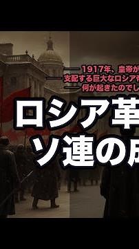皇帝が消えた日！ロシア革命はなぜ起きたのか？ #世界史 #1分世界史