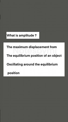 Amplitude in Physics | Easy Definition With Quick Visual