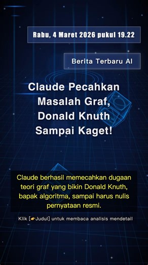 🧐👉 Claude Solves Graph Problem, Surprises Donald Knuth! #QixNewsAI