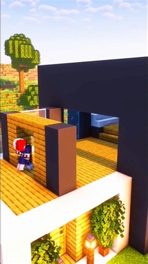 MINCRAFT -Build 🎮 Morden Primium House 🏠 #minecraft #primium #housemaking #howtoshort #shorts