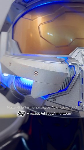 24K views · 291 reactions | We've reprogrammed the motorized open-close process of our new Master Chief helmet prototype. www.buyFullBodyArmors.com | Full Body Armors - Replica Costume Shop | Facebook