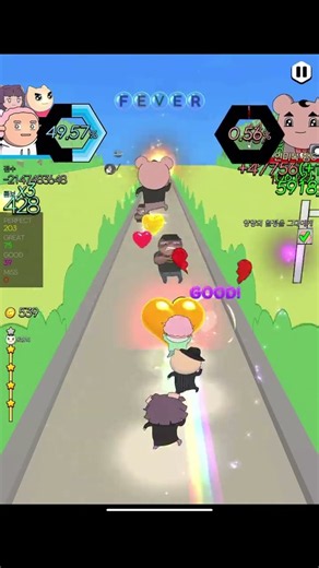야코런 리듬매니아 게임 야코런 보스전 에피소드 2. MC? 햄C! - 40 스테이지 한국인이 좋아하는 속도의 노래 불가능 2파트
