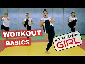 Krav Maga Girl | Workout for Beginners | Basic Punches & Kicks