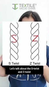 What is S-Twist and Z-Twist in Yarn? | Yarn Direction Explained in 1 Minute #stwist #ztwist #yarn