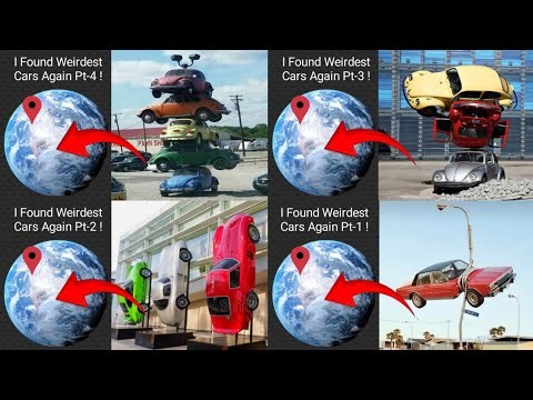 Top 5 weirdest cars found again on Google Maps 😱🌎| #ddgoogleearth #lifeonearth #googlemaps #earth616