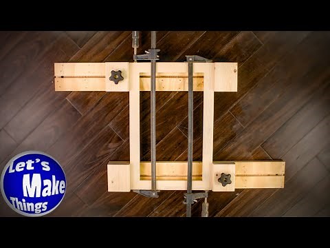 Miter Clamping Jig Aid (Picture Frame Edition) // Full Commentary Instructional